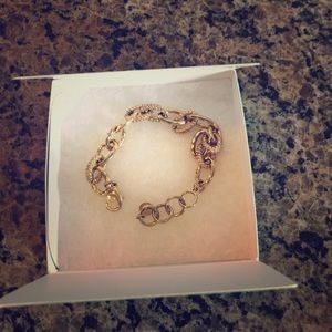 Gold Stella and Dot link bracelet
